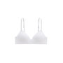 Voir la diapositive 1 : Petit Béguin Soutien-gorge triangle à coques sans armatures blanc Veliana