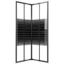 Voir la diapositive 5 : VIDAXL Cabine de douche a rayures ESG 80x80x180 cm Noir