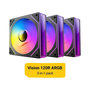 Voir la diapositive 2 : Antec Ventilateur Antec 12 cm ARGB à vitesse réglable