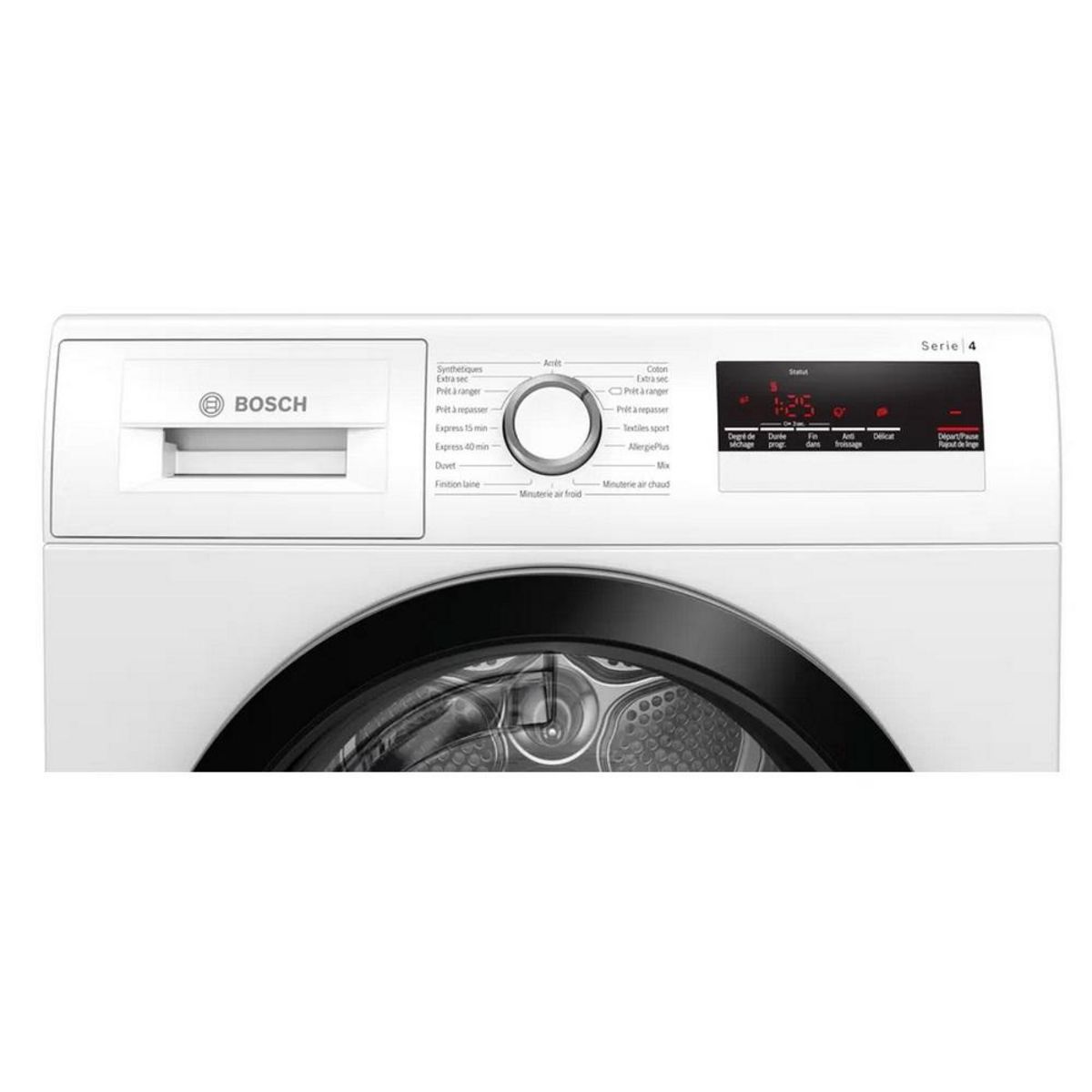 BOSCH Sèche-linge à condensation 60cm 7kg blanc - WTN85V08FR