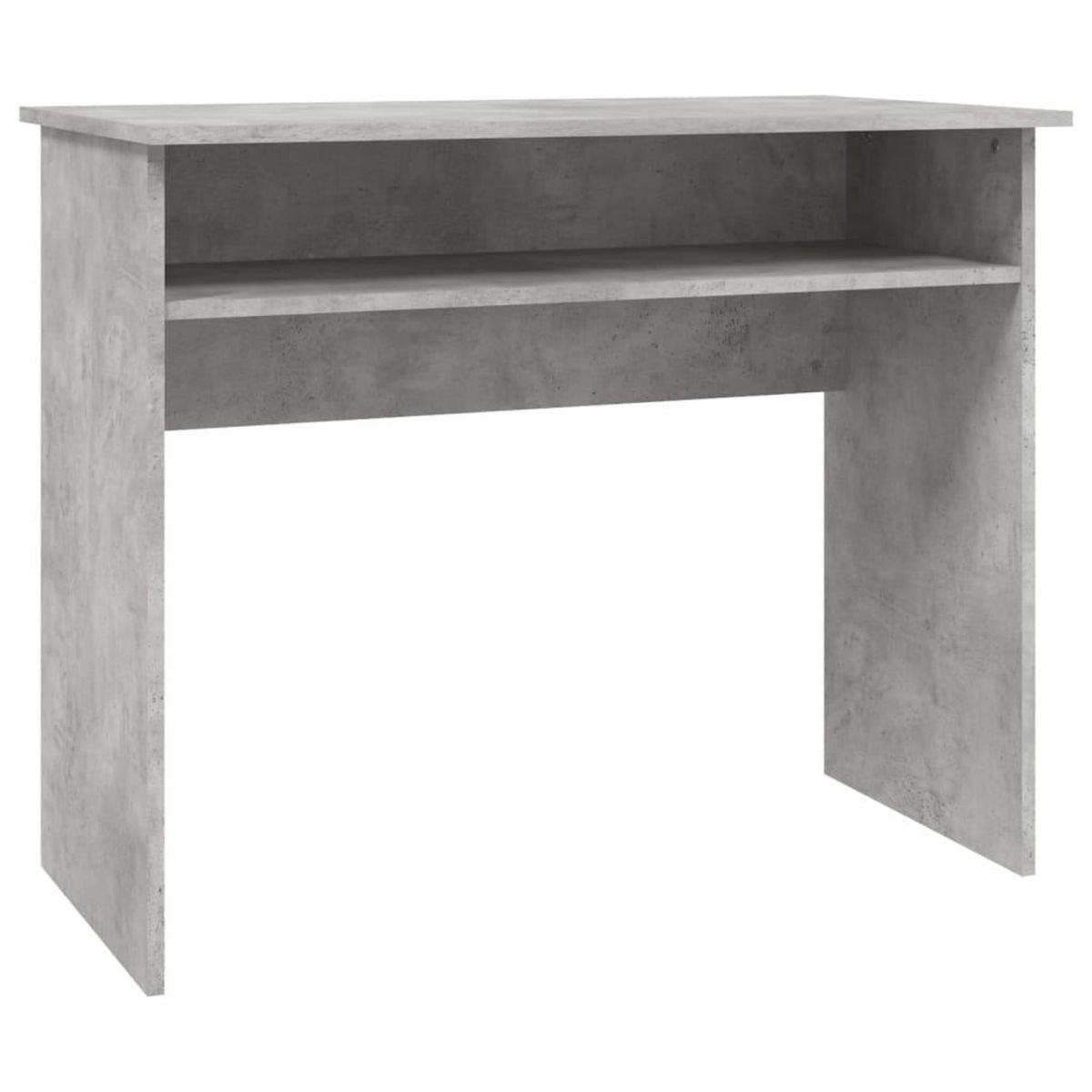VIDAXL Bureau Gris beton 90x50x74 cm Bois d'ingenierie