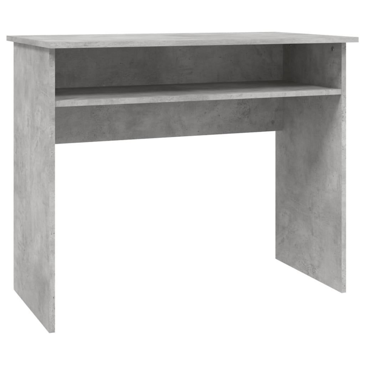 VIDAXL Bureau Gris beton 90x50x74 cm Bois d'ingenierie
