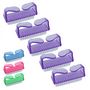 Voir la diapositive 1 : VIVEZEN Lot de 5 brosses à ongles, nettoyantes - Violet