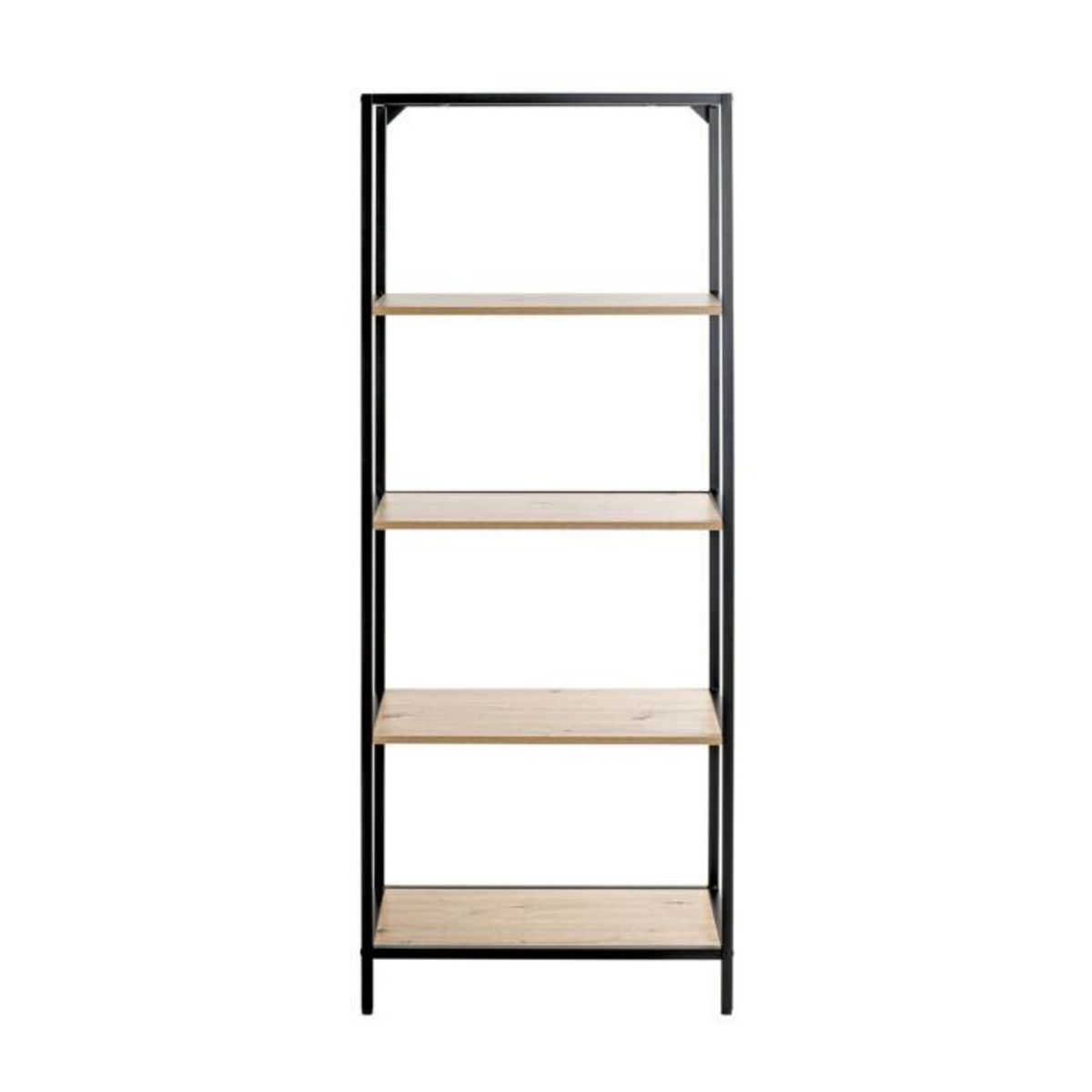 Paris Prix Étagère Bibliothèque 5 Niveaux  Miranda  167cm Chêne & Noir