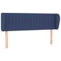 Voir la diapositive 2 : VIDAXL Tete de lit avec oreilles Bleu 147x23x78/88 cm Tissu