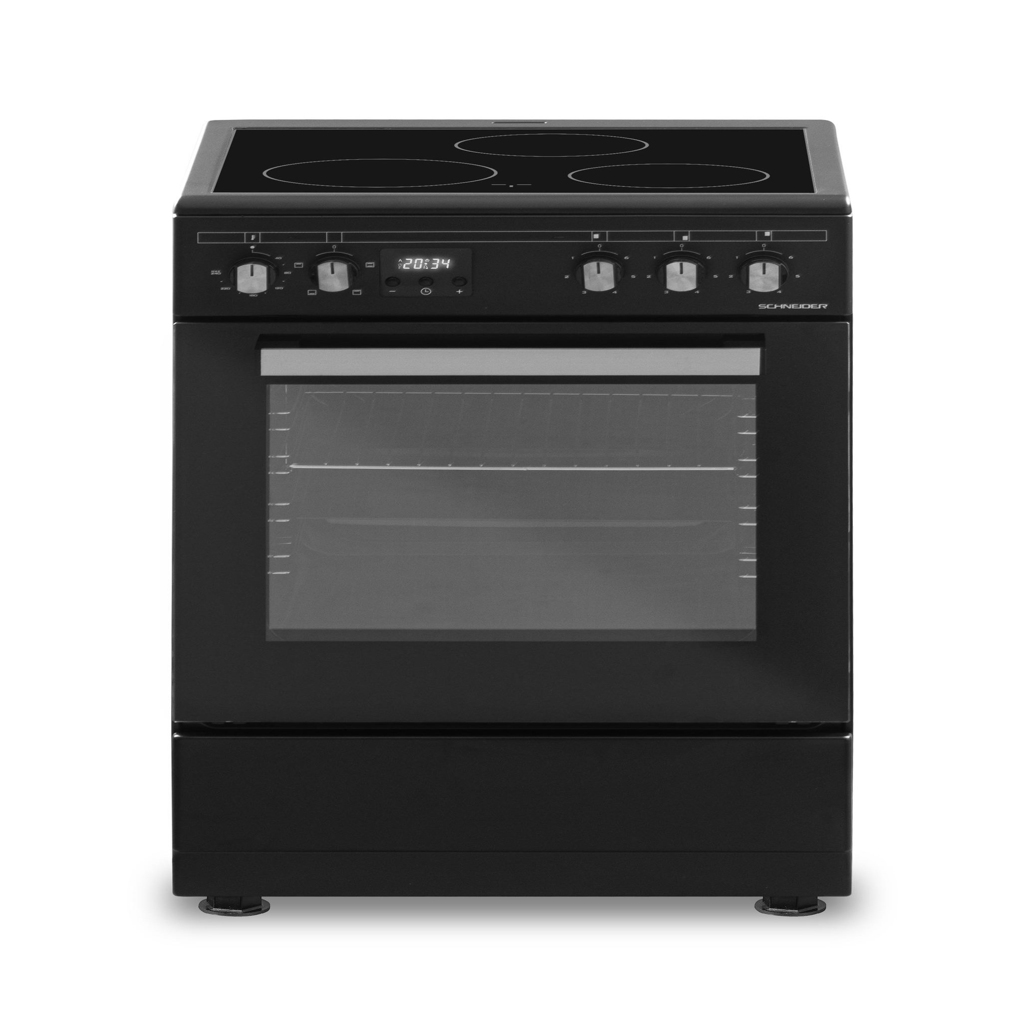SCHNEIDER Cuisinière vitrocéramique black mat - SCCV53C-BM