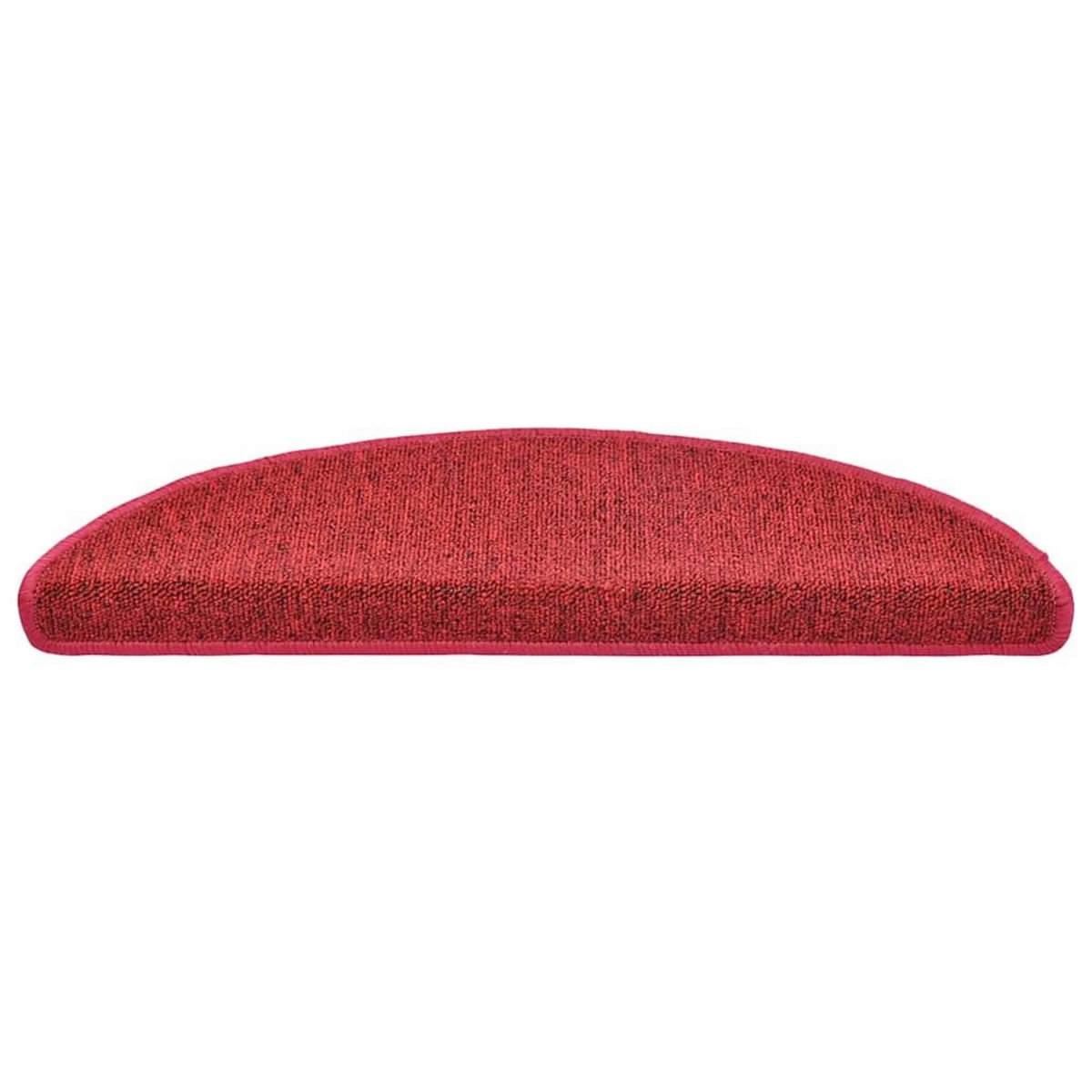 VIDAXL Tapis d'escalier 30 pcs rouge bordeaux 56x17x3 cm