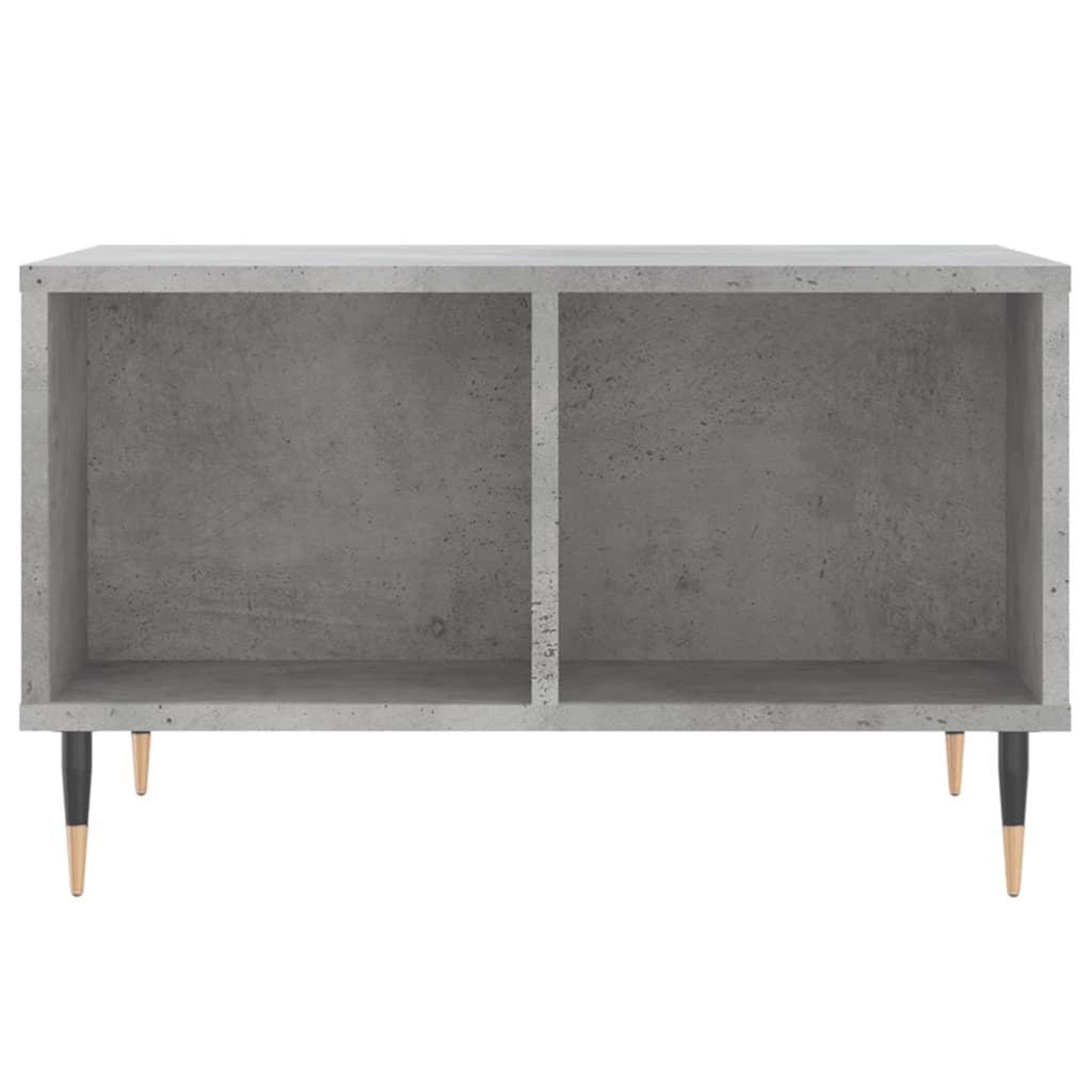 Voir la diapositive 4 : VIDAXL Table basse Gris beton 60x50x36,5 cm Bois d'ingenierie