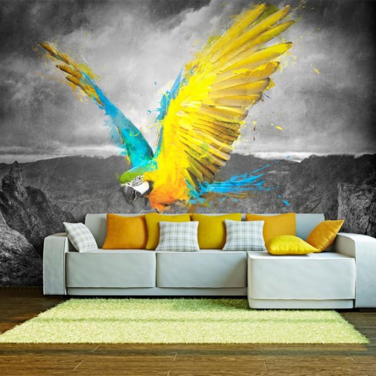 Paris Prix Papier Peint  Exotic Parrot II  270x450cm