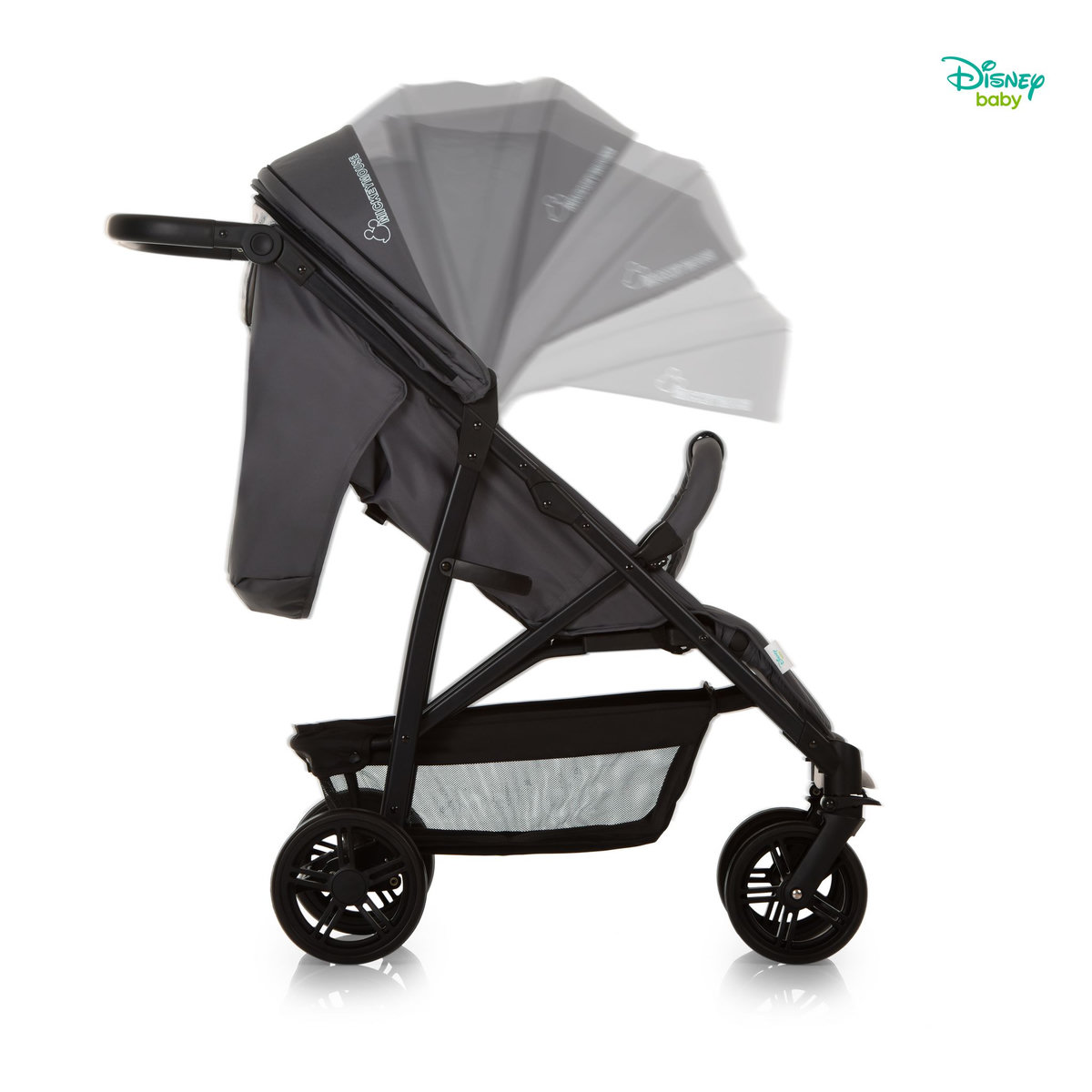 DISNEY Poussette combinée trio Rapid 4X Plus Mickey Mouse