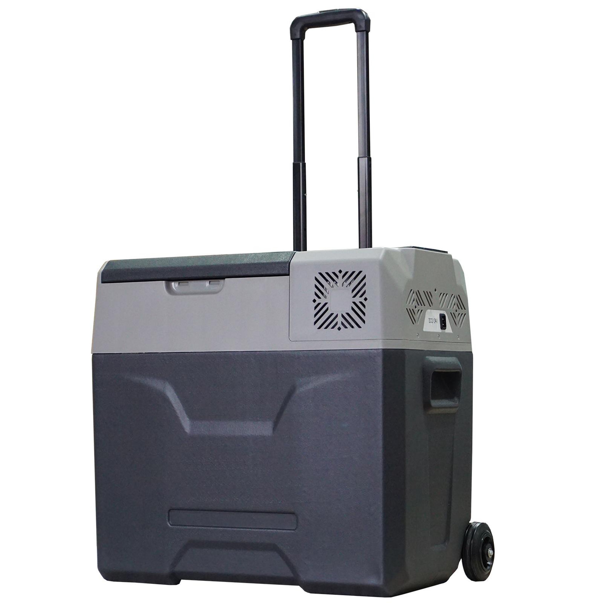 HOMCOM HOMCOM Glacière-congélateur portable à compression froid chaud 2 en 1 -20°C - 20°C 50 L prise alume-cigare + adaptateur inclus gris noir