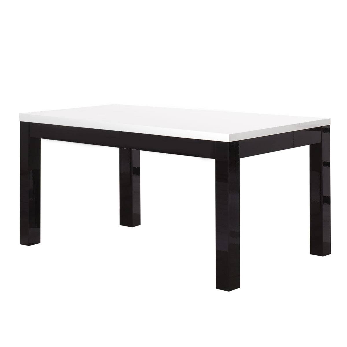 Table de séjour L160cm GENOVA, bicolore