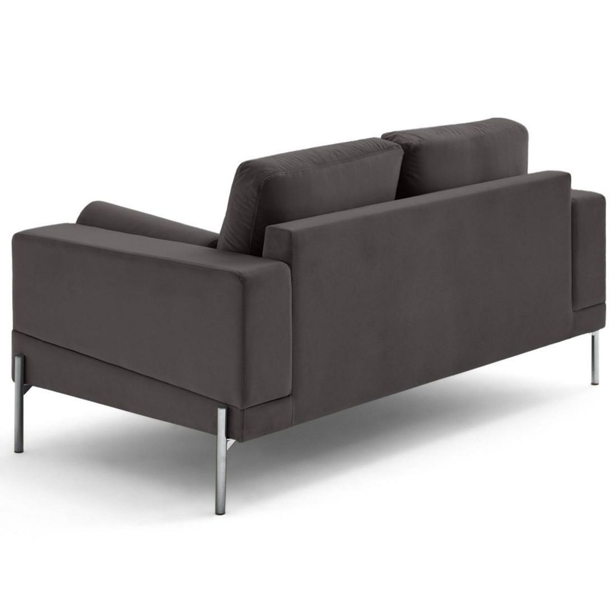 LISA DESIGN Isaure - canapé droit 2 places en velours