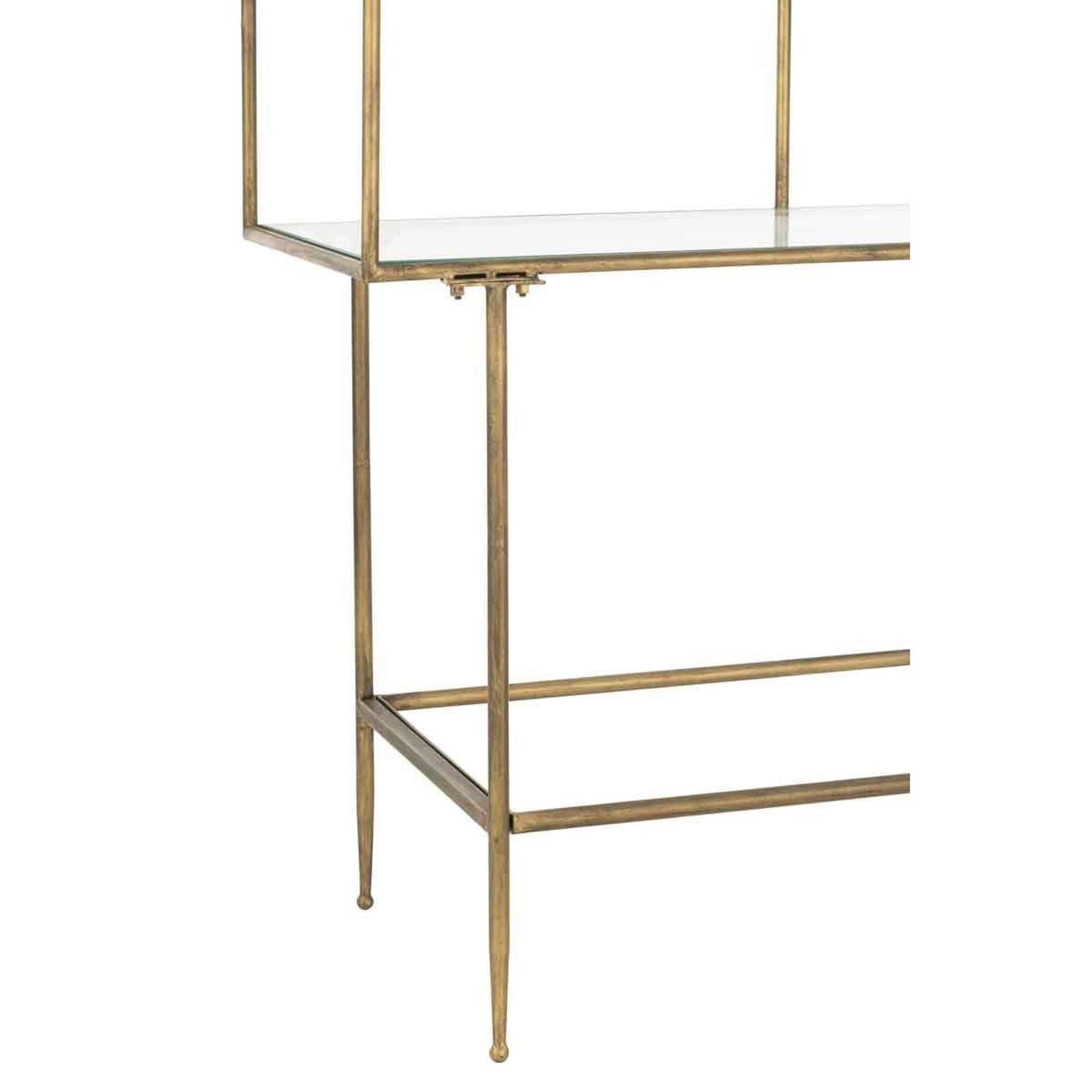 Voir la diapositive 4 : Paris Prix Étagère 3 niveaux en métal  losipa  200cm or