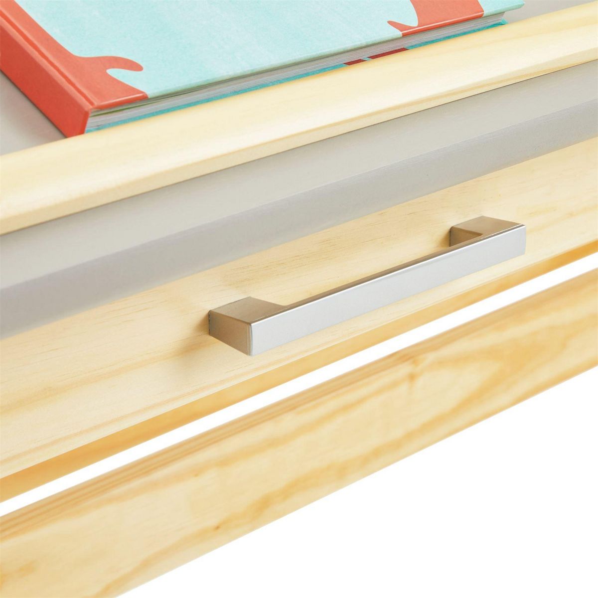 IDIMEX Bureau enfant OLIVIA, en pin massif, réglable en hauteur et plateau inclinable