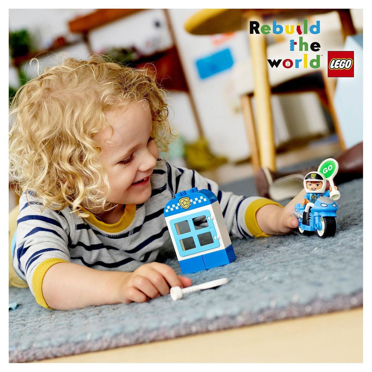 LEGO DUPLO 10900 -  Ma ville - La moto de Police