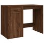 Voir la diapositive 2 : VIDAXL Bureau Chene marron 100x49x75 cm Bois d'ingenierie