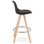 Voir la diapositive 2 : Paris Prix Tabouret de Bar  Bjarki  85cm Noir