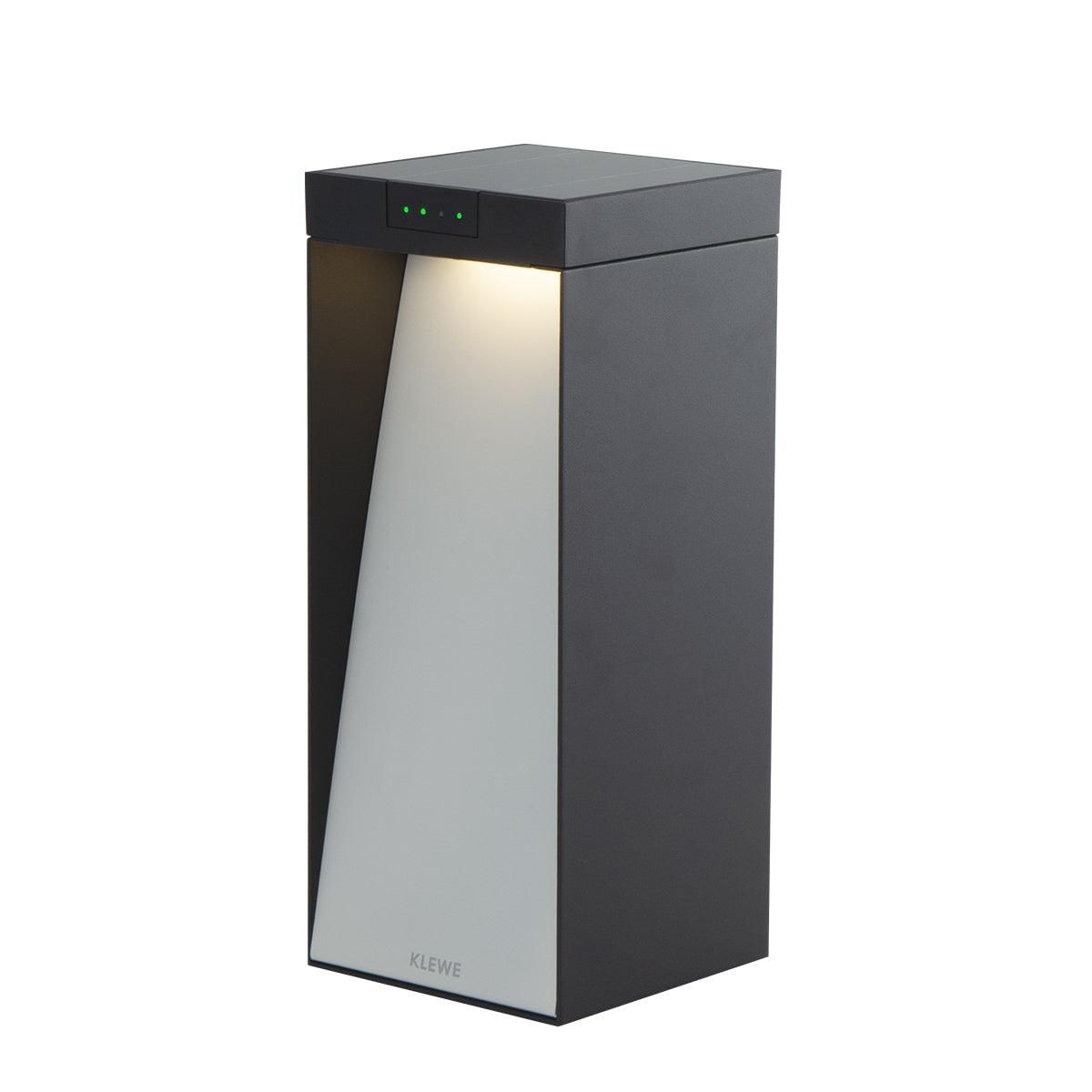 Lumisky Borne solaire MILIO FULL Noir Aluminium H35cm