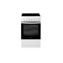 Voir la diapositive 1 : Indesit Cuisinière vitrocéramique 59l 4 feux blanc - IS5V5PCWFR