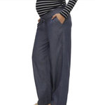 MAMALICIOUS Pantalon  Femme Mamalicious Talia. Coloris disponibles : Bleu