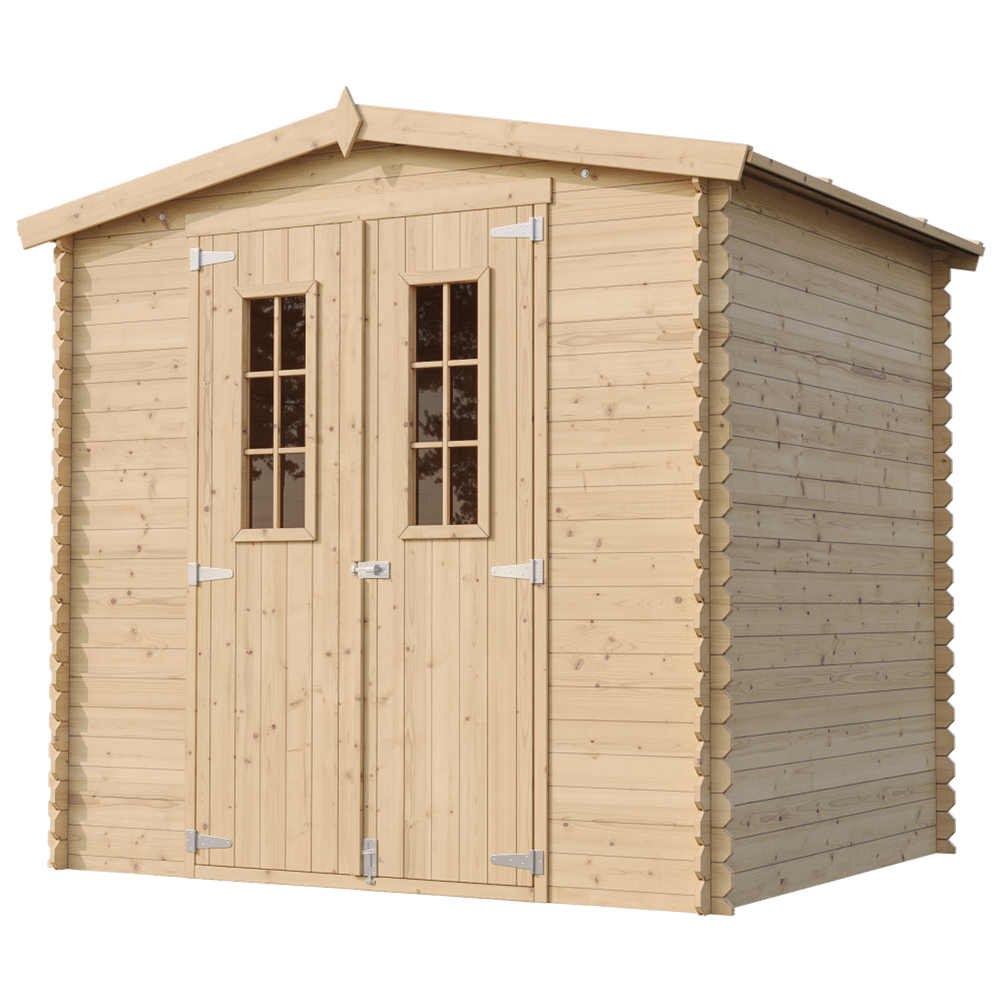 Voir la diapositive 3 : TIMBELA Abri de Jardin en Bois 4.33 m² Cabanon Jardin Exterieur à Outils et Velo avec Fenêtres M369C