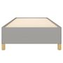 Voir la diapositive 5 : VIDAXL Cadre de lit sans matelas gris clair 80x200 cm tissu
