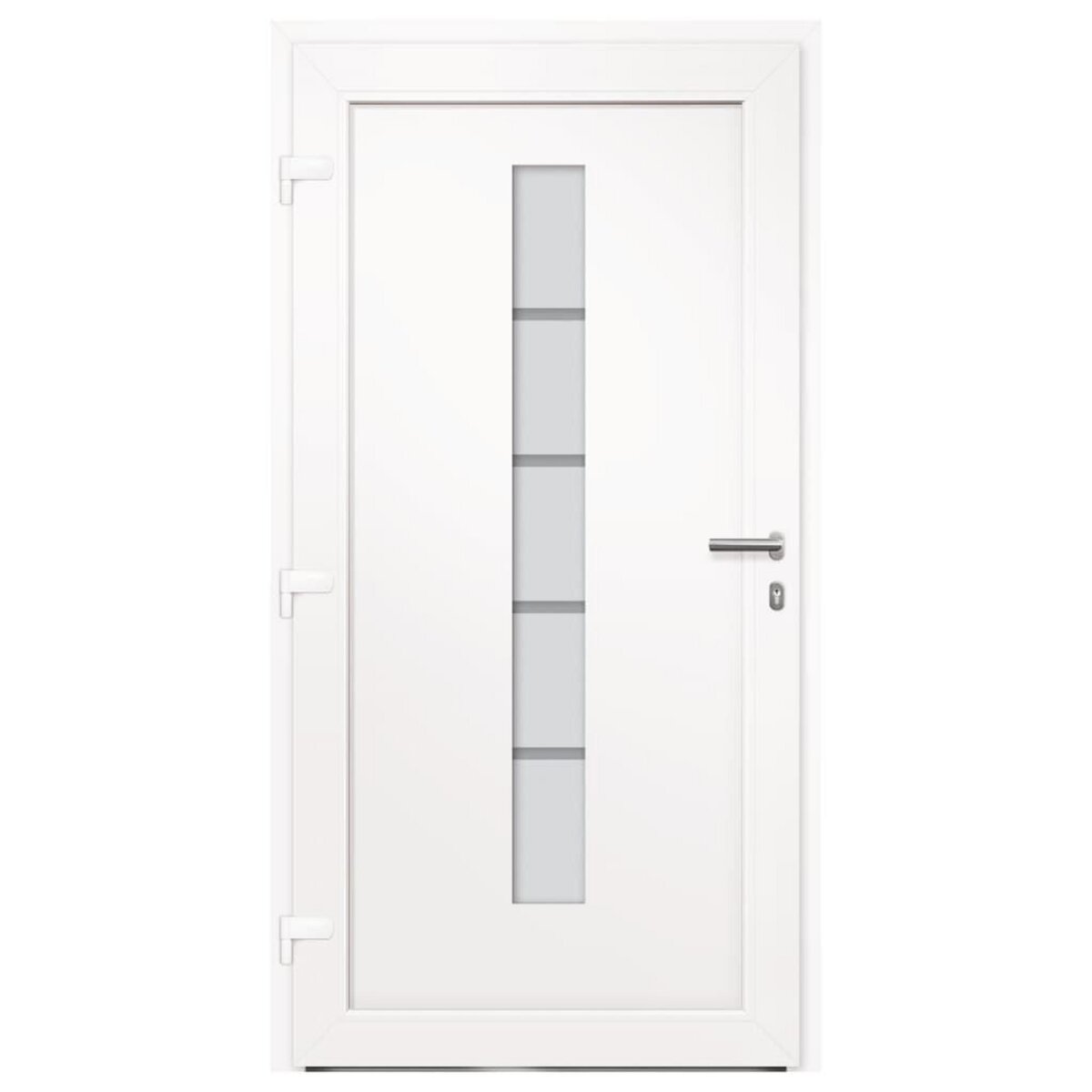 VIDAXL Porte d'entree Aluminium et PVC Anthracite 100x210 cm