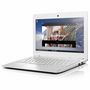 Voir la diapositive 3 : LENOVO Ordinateur portable Ideapad 100S 11IBY Blanc