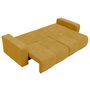 Voir la diapositive 2 : BEST MOBILIER Nicole - canapé droit 4 places convertible avec coffre en tissu