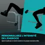 HOMCOM Banc de musculation Fitness entrainement complet dossier réglable curler