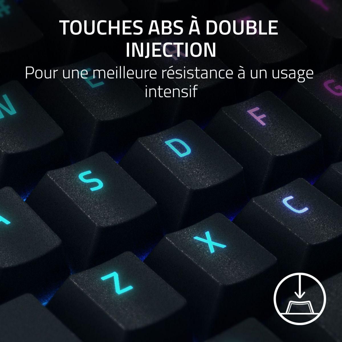 Razer Clavier gamer BlackWidow V4 X Green Switch