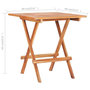 Voir la diapositive 6 : VIDAXL Table de bistro pliable 60x60x65 cm Bois de teck solide
