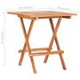 Voir la diapositive 6 : VIDAXL Table de bistro pliable 60x60x65 cm Bois de teck solide