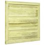 Voir la diapositive 4 : VIDAXL Portail de jardin Bois de pin impregne 100x100 cm