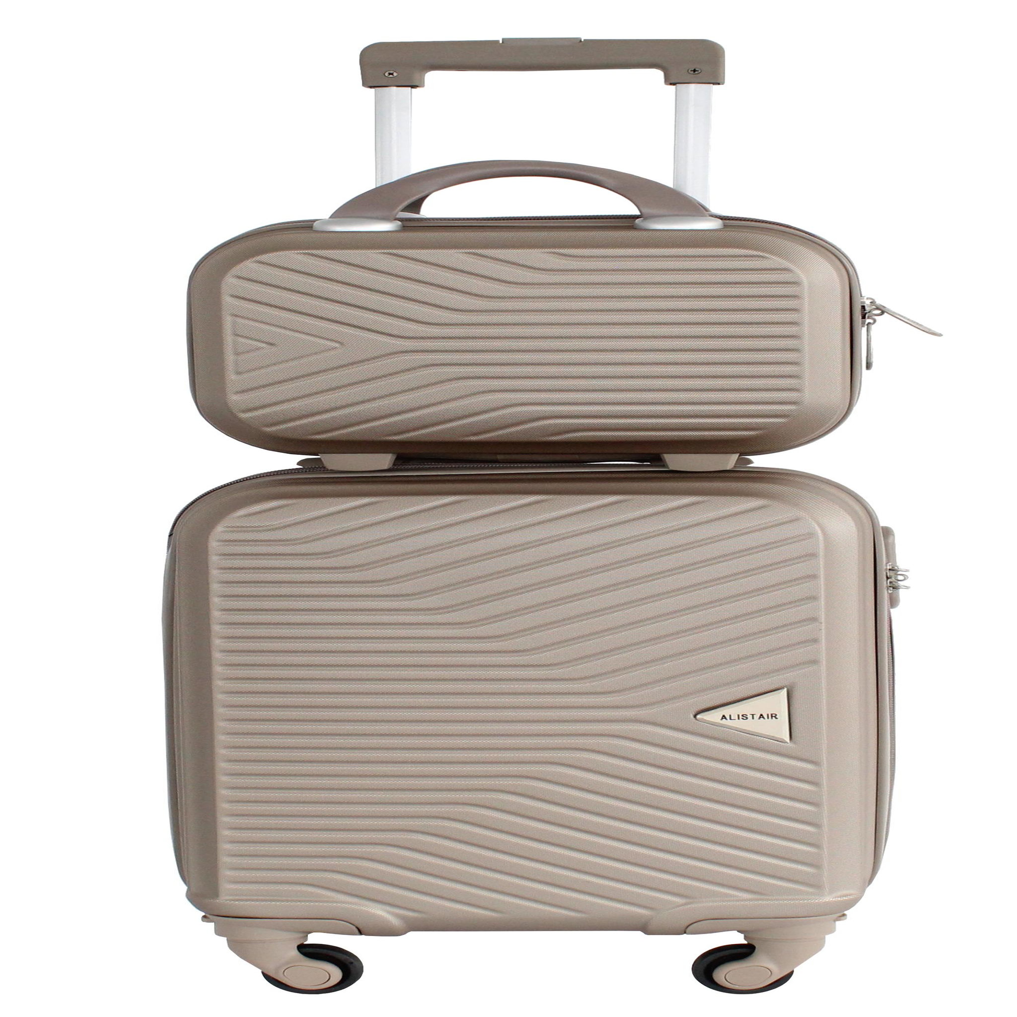 Voir la diapositive 1 : Alistair Valise Cabine 50 cm et Vanity XS Alistair - Collection Iron - 4 roues - ABS ultra résistant