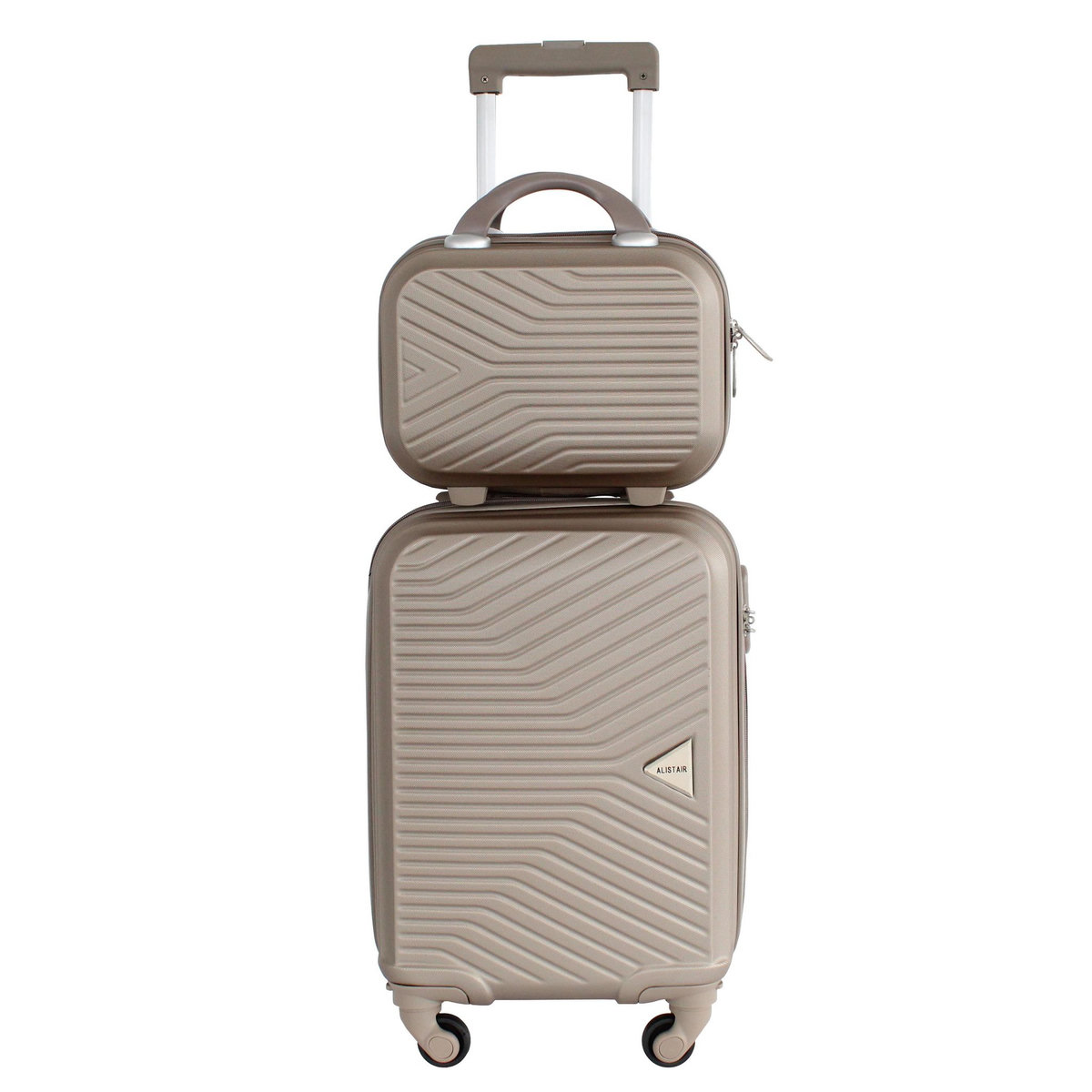 Alistair Valise Cabine 50 cm et Vanity XS Alistair - Collection Iron - 4 roues - ABS ultra résistant