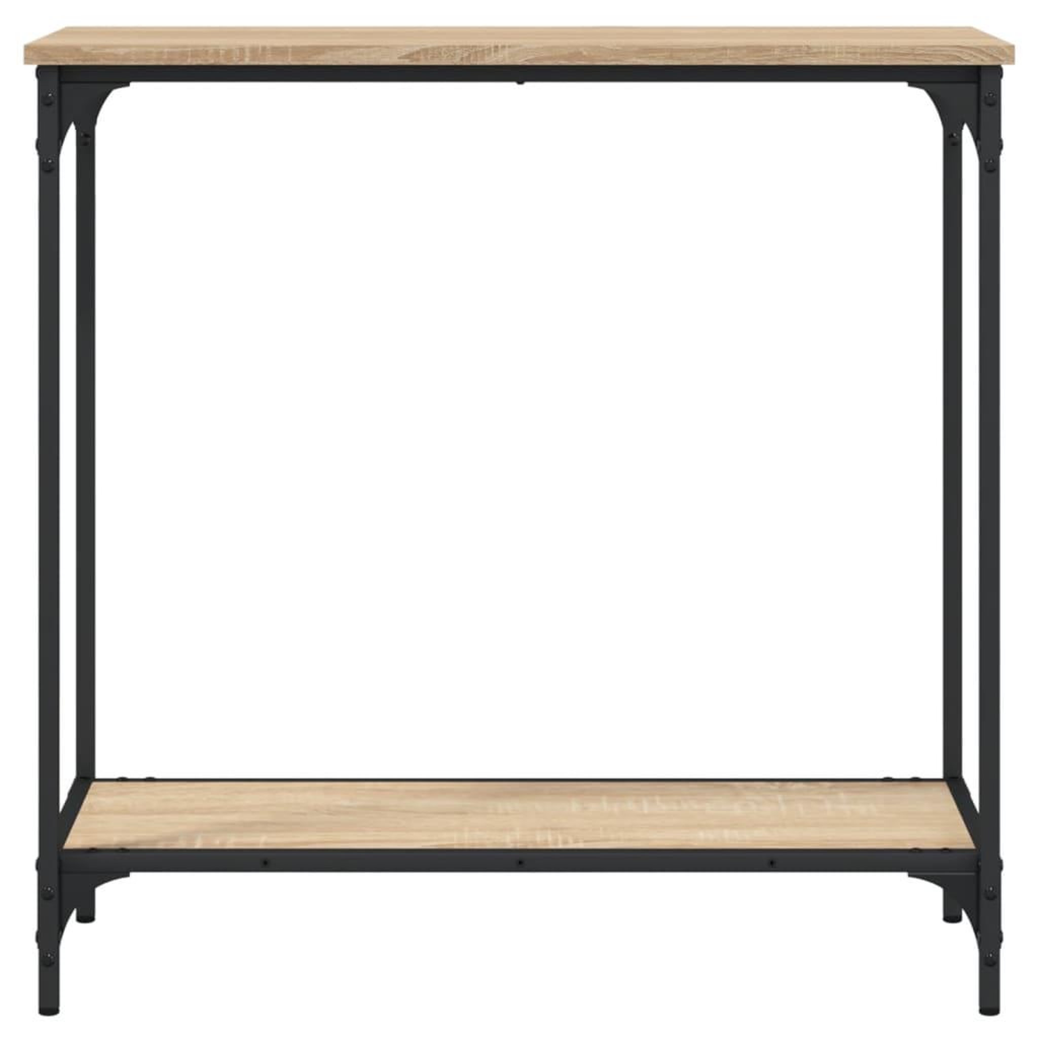 Voir la diapositive 4 : VIDAXL Table console chene sonoma 75x30,5x75 cm bois d'ingenierie