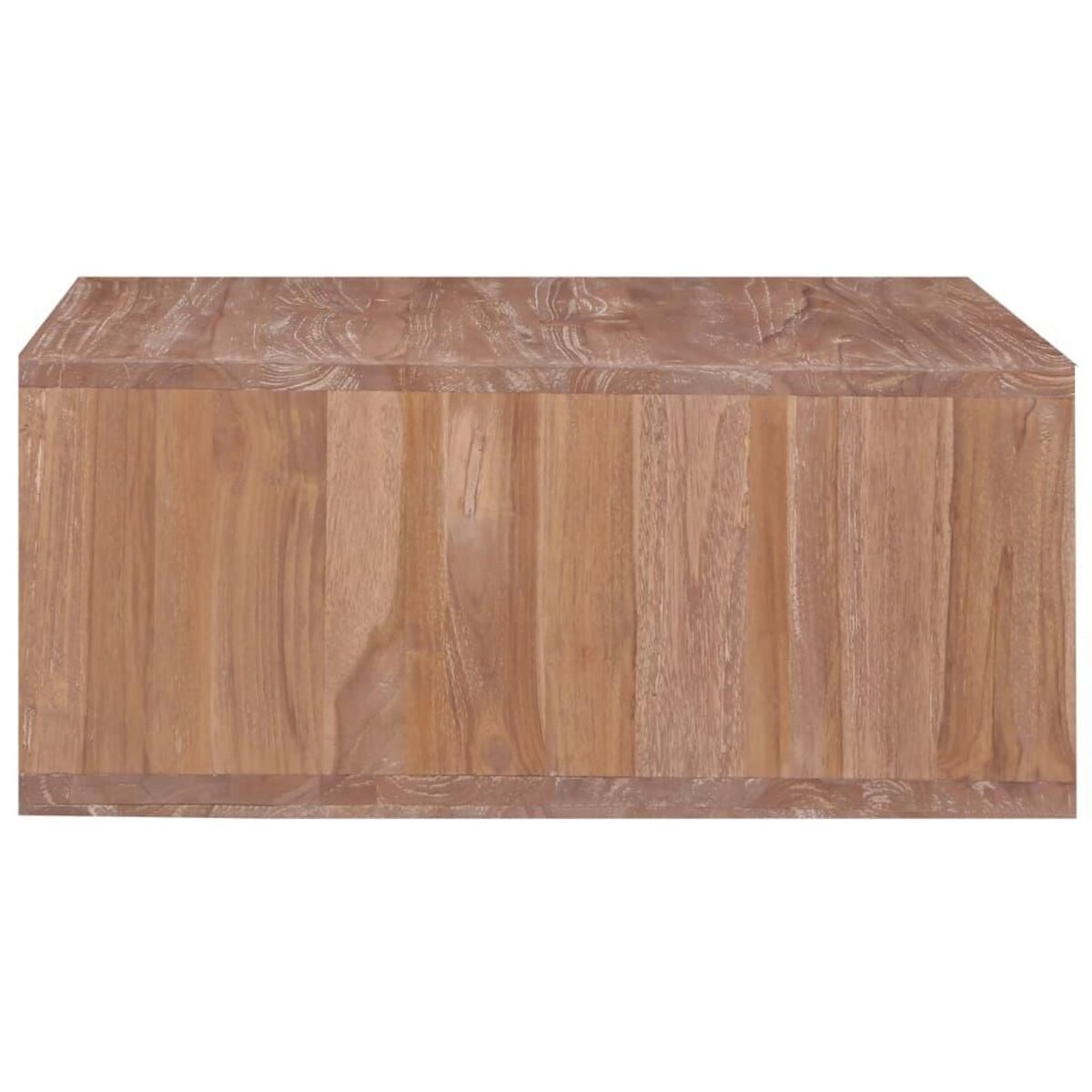 VIDAXL Table basse 70x70x30 cm Bois de teck massif