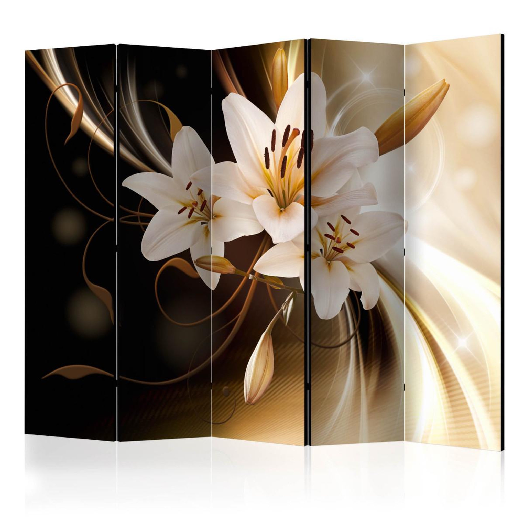 Paris Prix Paravent 5 volets  circle of light  172x225cm