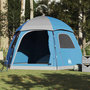 Voir la diapositive 4 : VIDAXL Tente de familiale igloo 6 personnes bleu impermeable