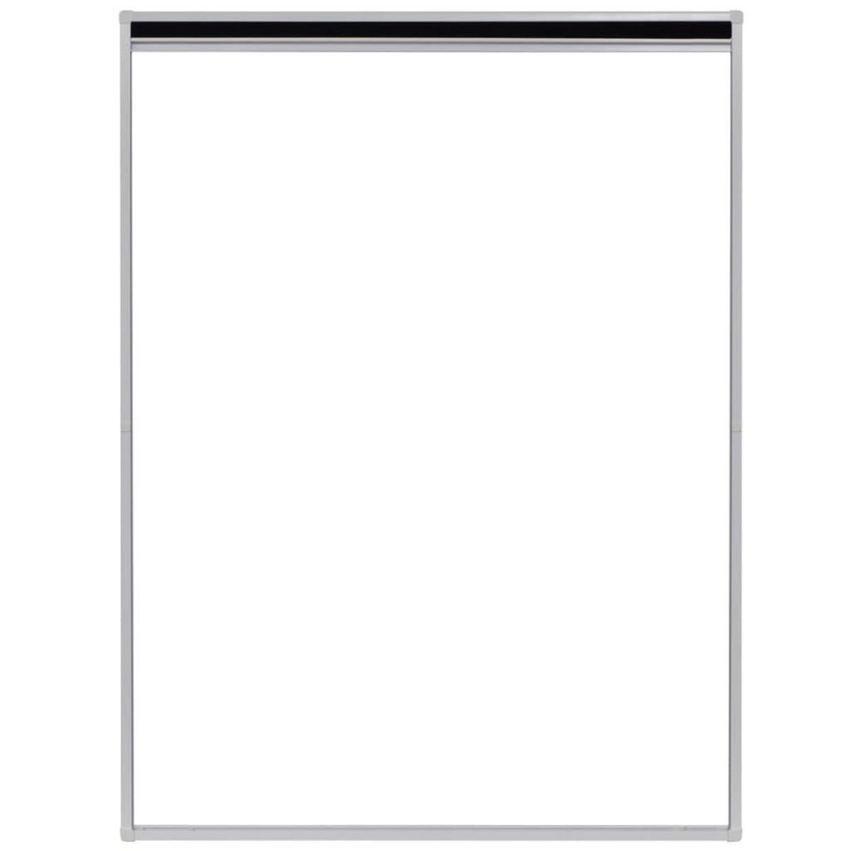 VIDAXL Moustiquaire plissee pour fenetre Aluminium 60 x 80 cm
