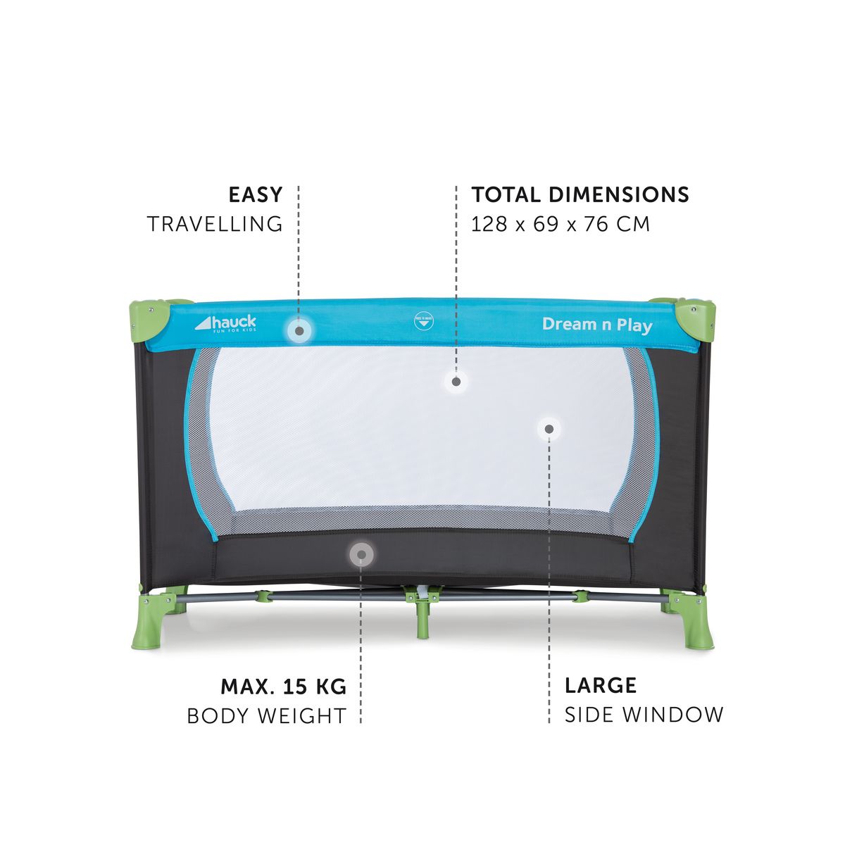 HAUCK Lit parapluie Dream N Play