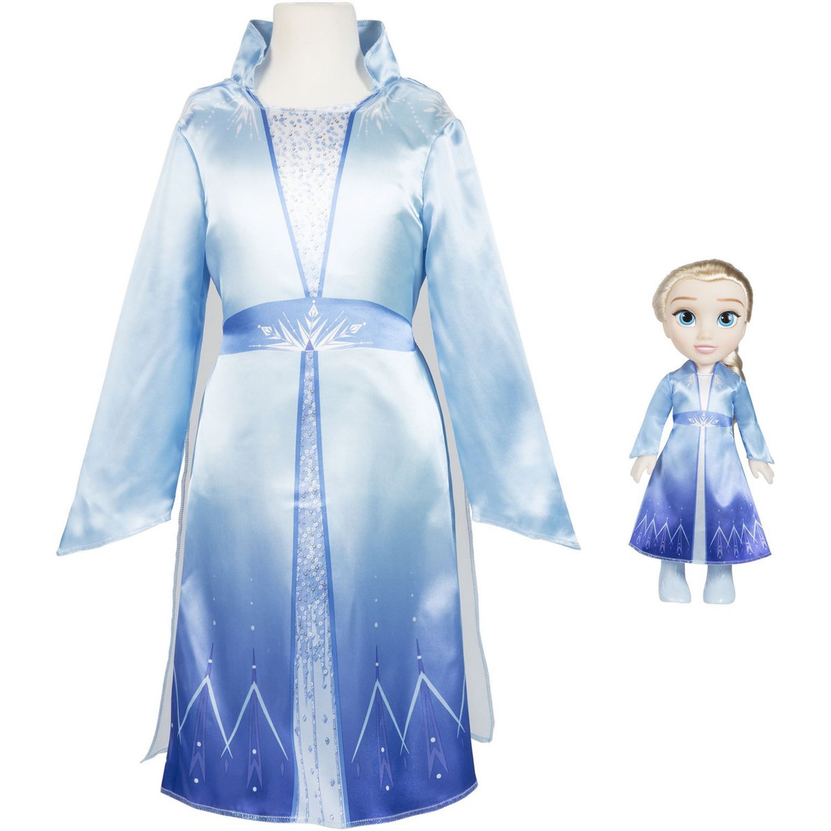 JAKKS PACIFIC Poupée Elsa 38 cm+Déguisement - Reine des Neiges 2