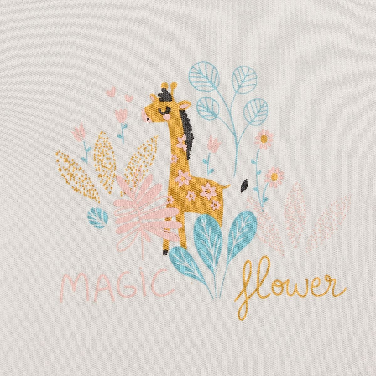 IN EXTENSO Lot de 3 bodies manches courtes bébé fille fleuri