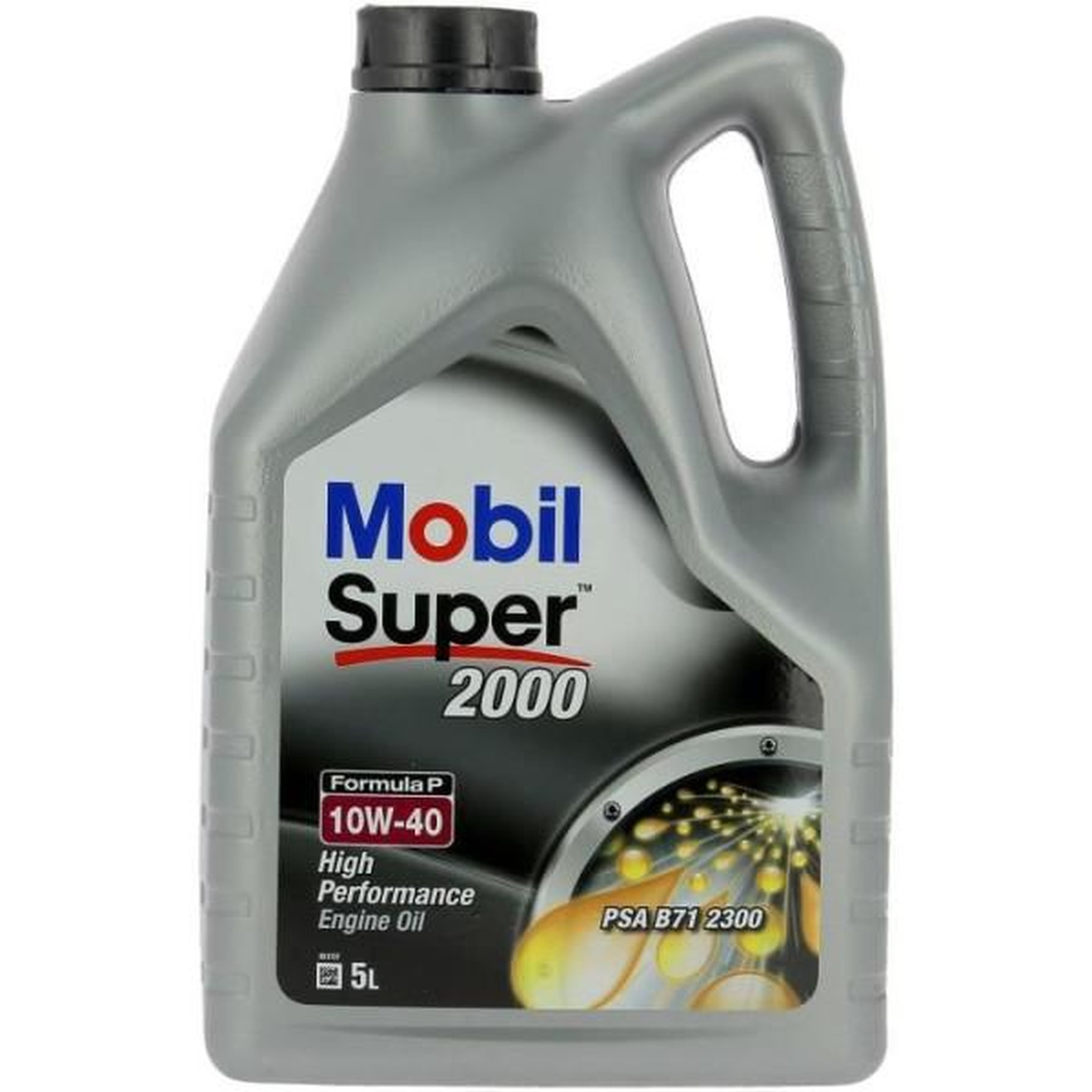 MOBIL Bidon huile de moteur - MOBIL - S2000 10W40 Formula-P - 5 L - 4 saisons