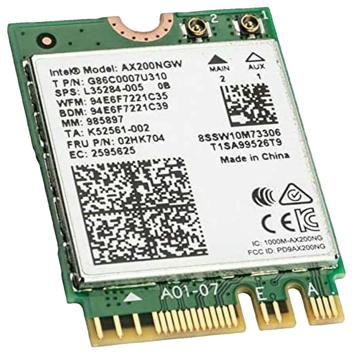 Intel Adaptateur réseau Intel Wi-Fi 6 AX200