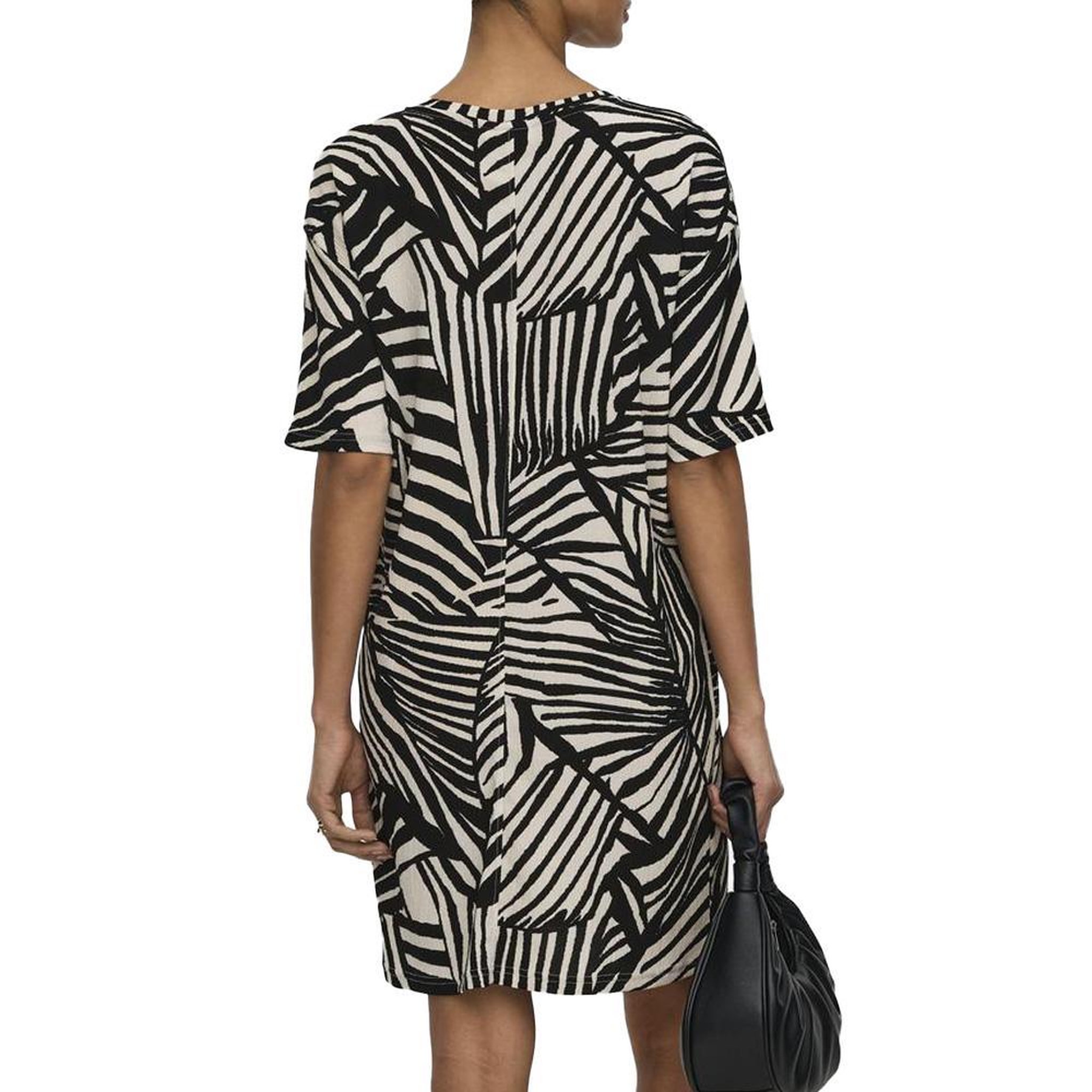 Voir la diapositive 2 : JACQUELINE DE YONG Robe Beige/Noire Femme JDY Ebbie