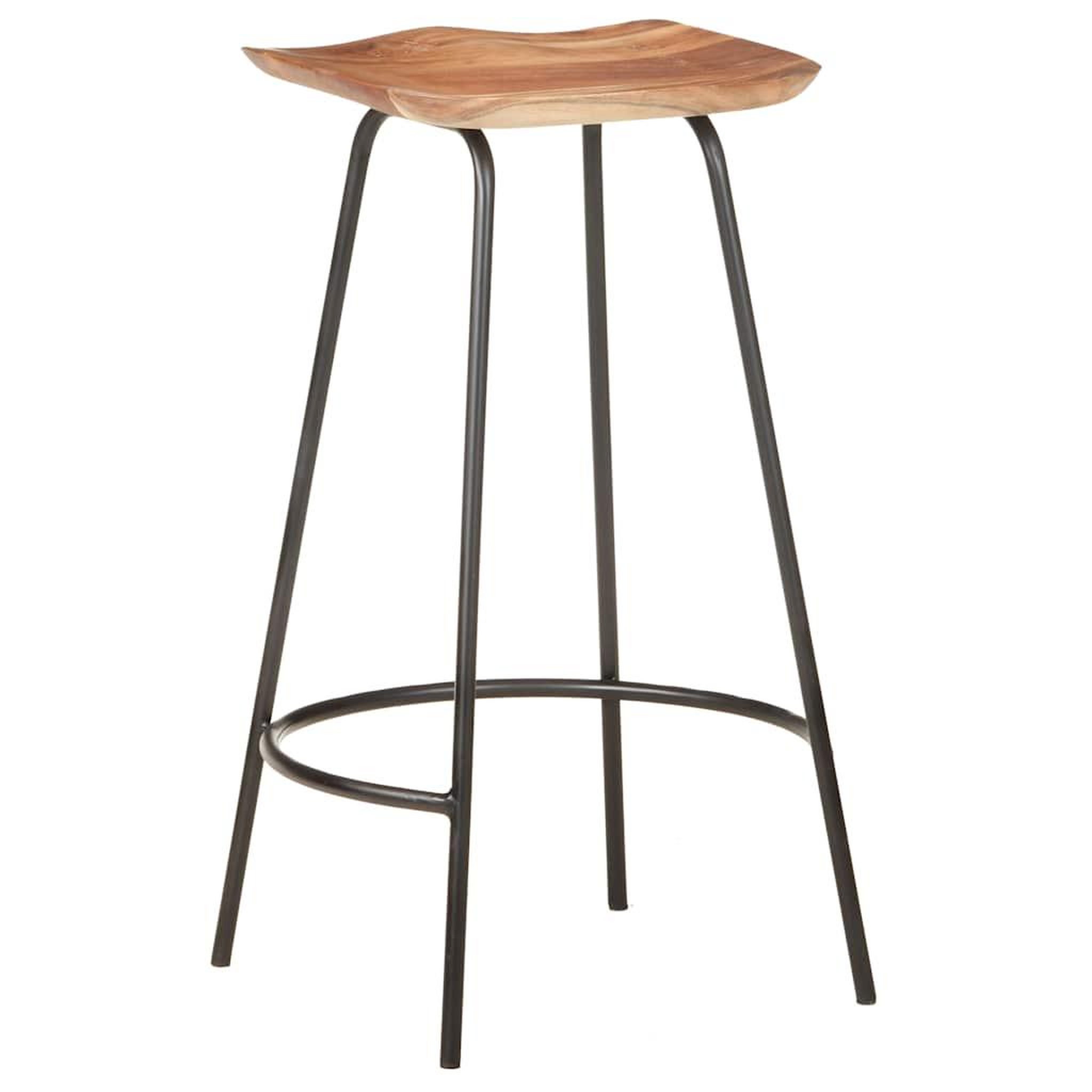 Voir la diapositive 5 : VIDAXL Tabourets de bar lot de 2 bois d'acacia solide