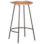 Voir la diapositive 5 : VIDAXL Tabourets de bar lot de 2 bois d'acacia solide